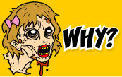 why a zombie sticker?