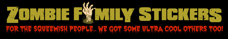 create yours now zombie family sticker
